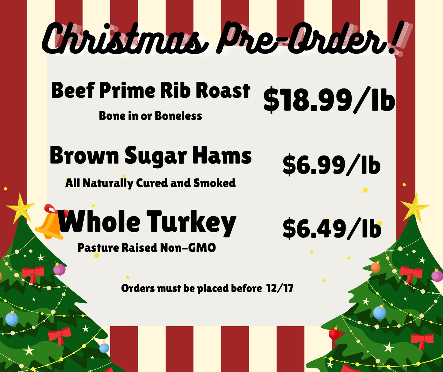 Christmas Pre-Orders